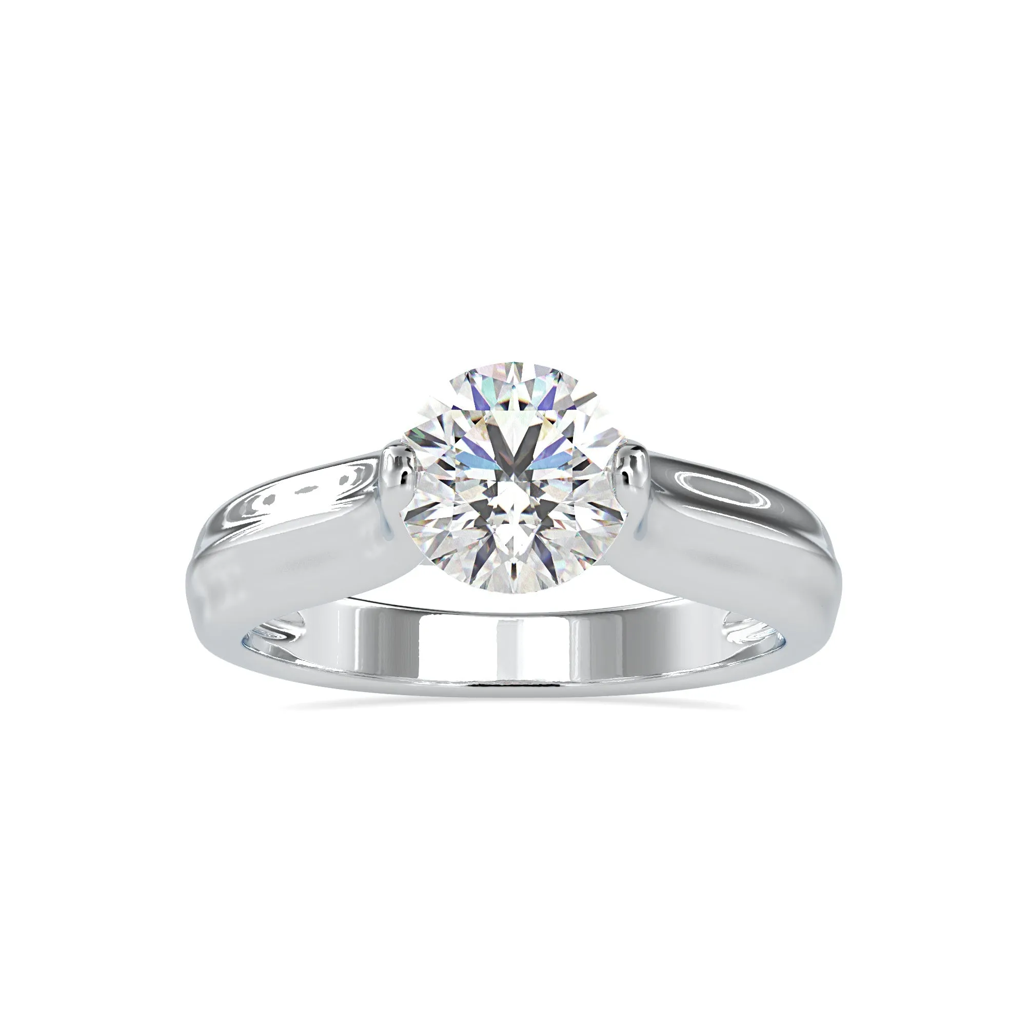 0.30cts. Solitaire Platinum  Engagement Ring JL PT 0135-A