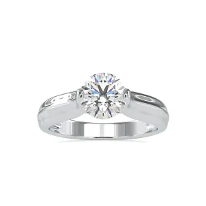 0.30cts. Solitaire Platinum  Engagement Ring JL PT 0135-A