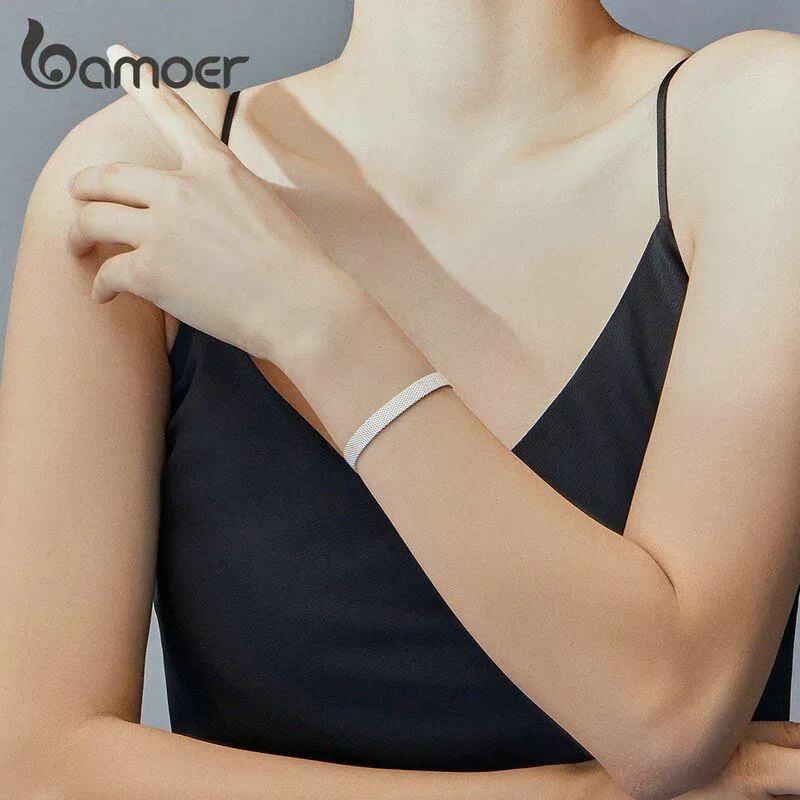 100% Real Sterling Silver 925 Reflexions Bracelet for Women European Luxury Fine Jewelry SCX110