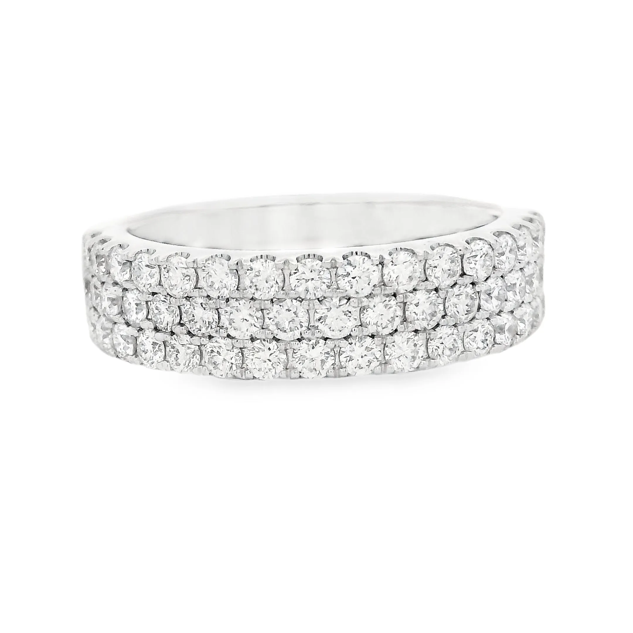 1.10ct 14k White Gold Diamond Band