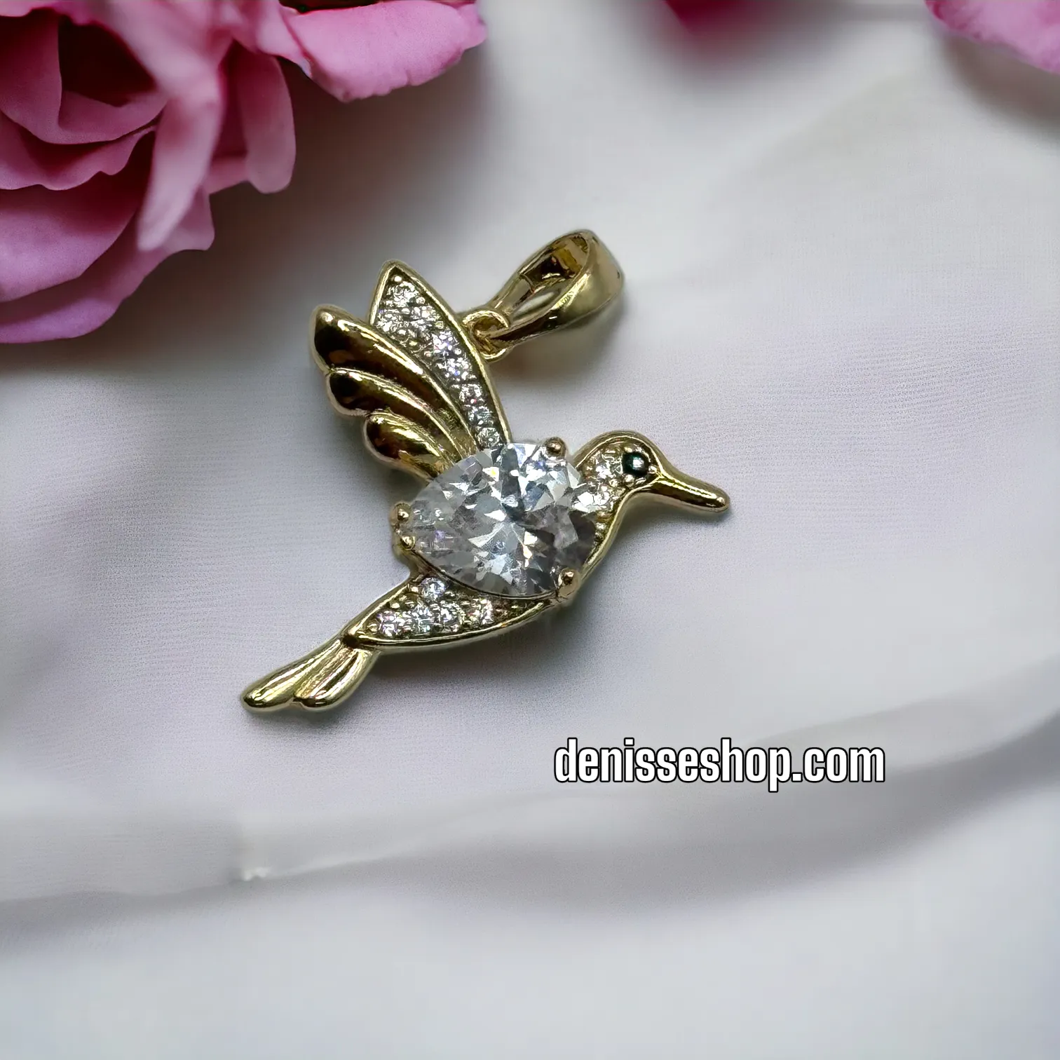 14K BIRD PENDANT P315