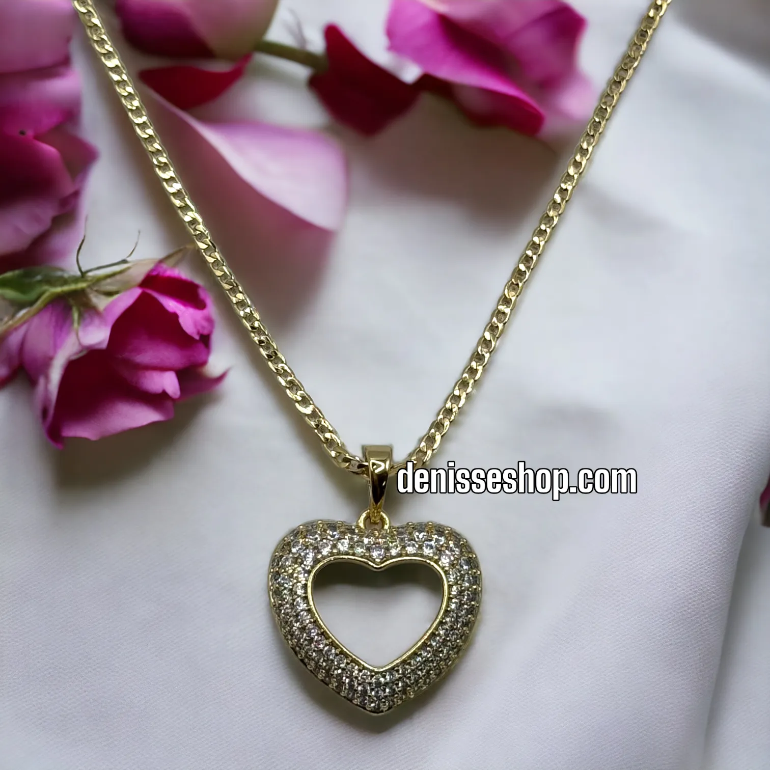 14K HEART PENDANT P313