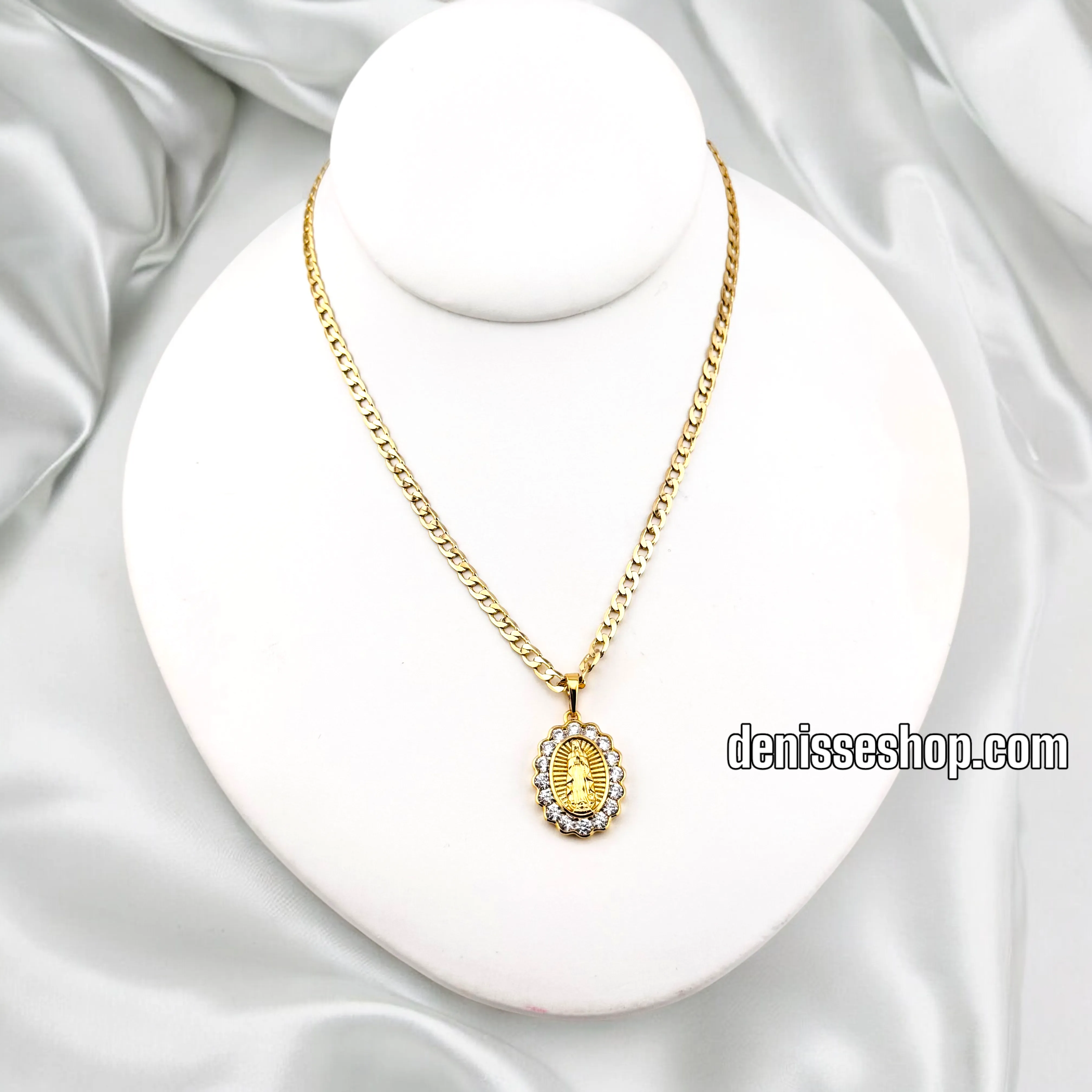 14K WOMAN/GIRL VIRGIN MARY PENDANT P613