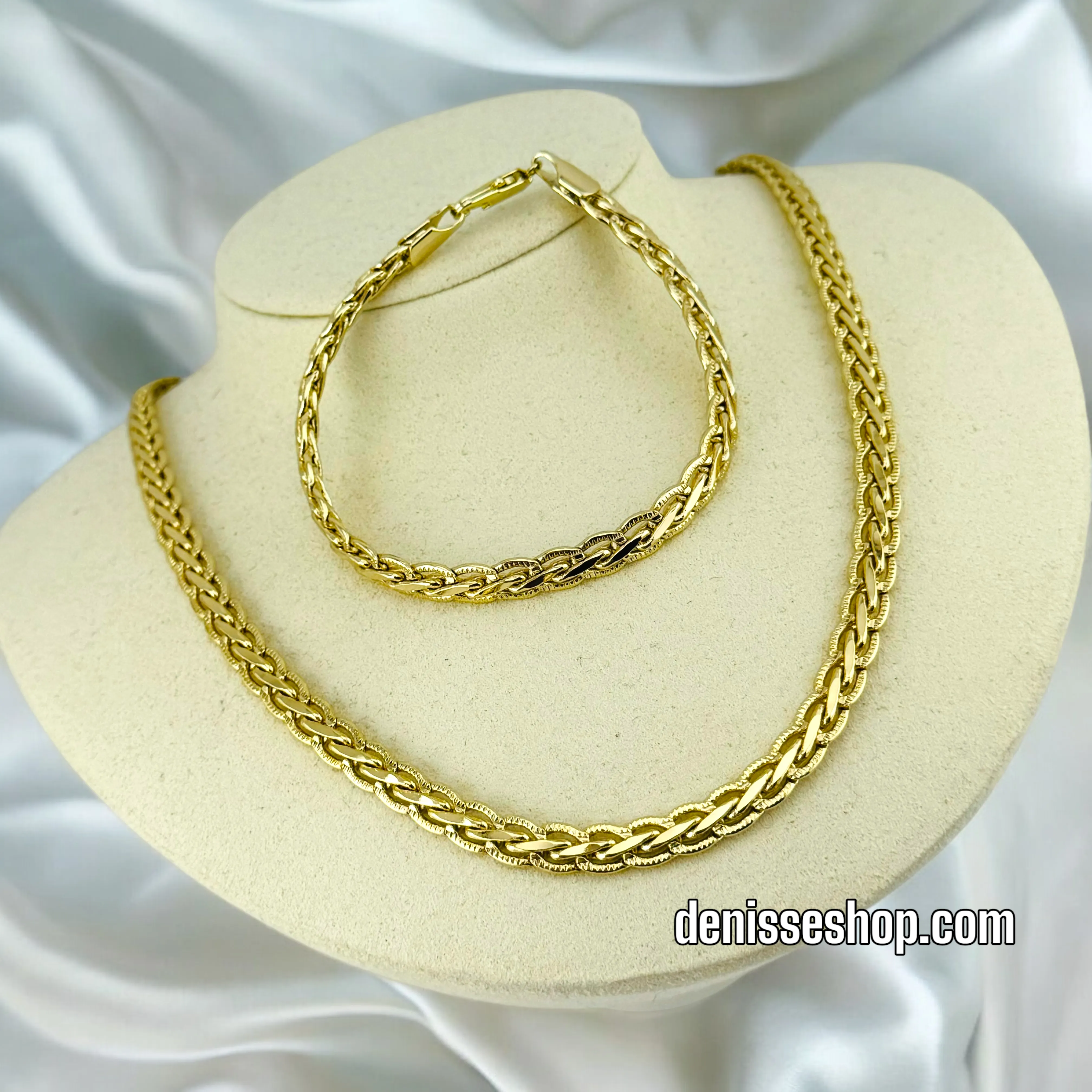 14K / WOMEN ROPE FASHION NECKLACE 20” SET N103
