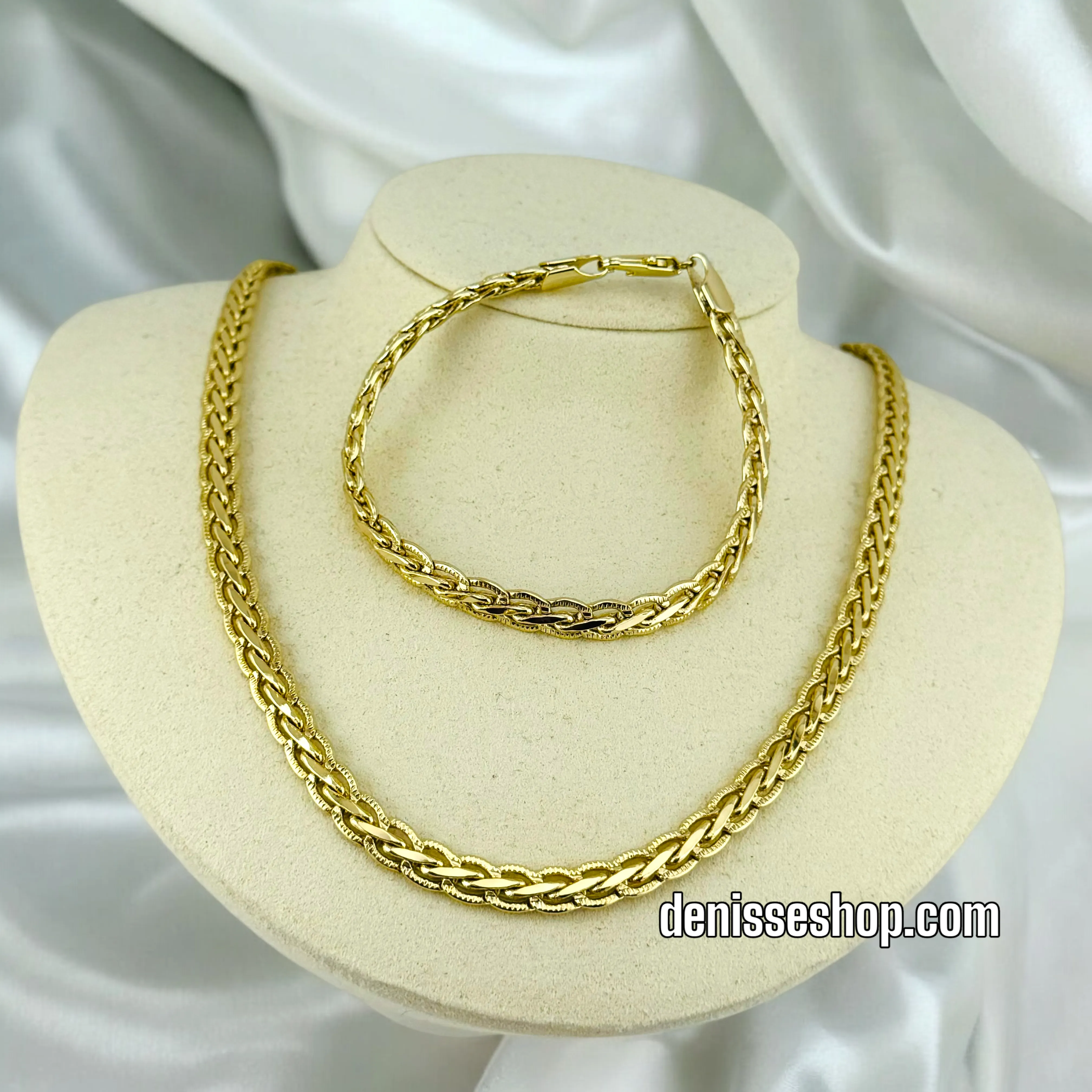 14K / WOMEN ROPE FASHION NECKLACE 20” SET N103