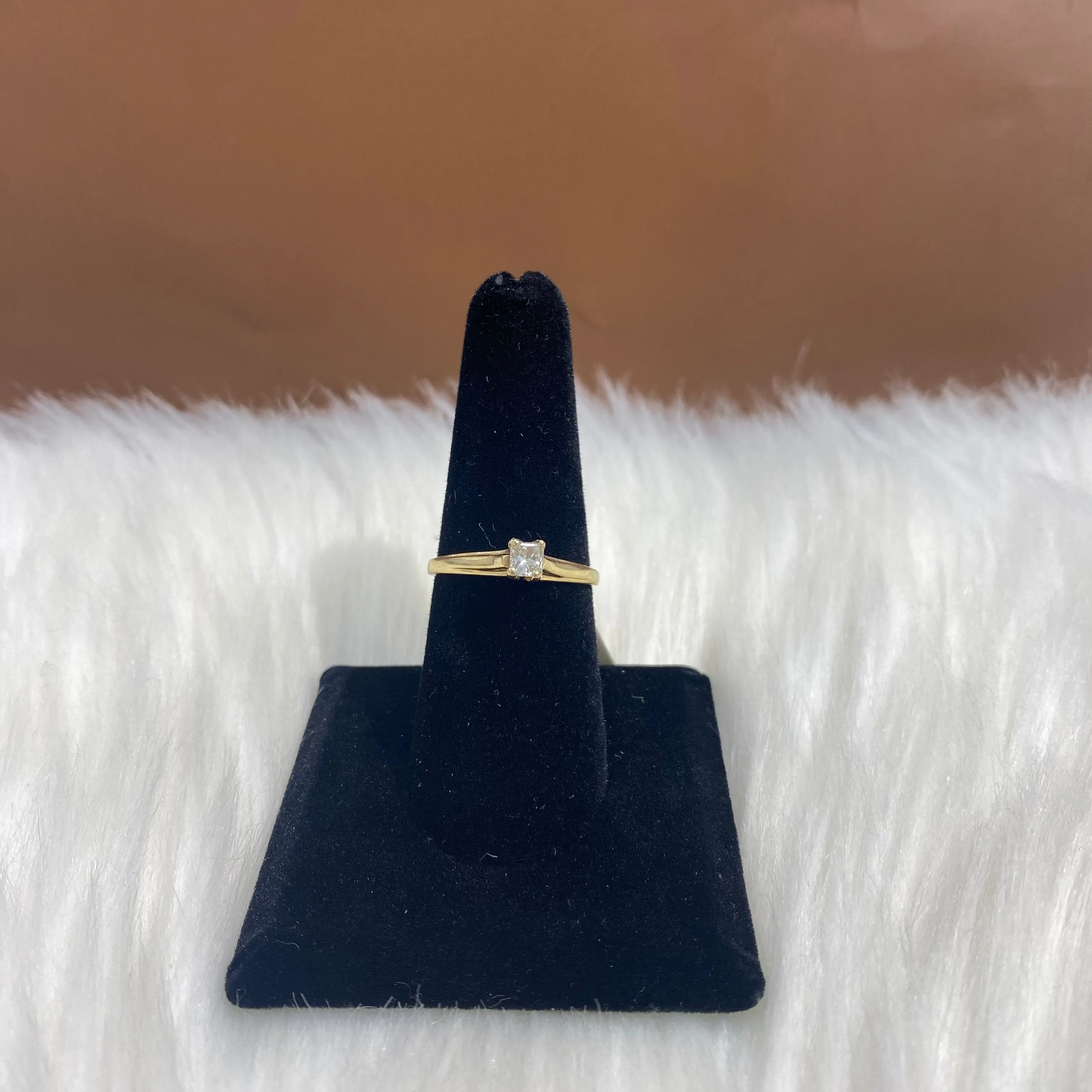 14K Yellow Gold Diamond Luxury Engagement Ring Ct Dia Wd / 3.7gr / Size 7.5