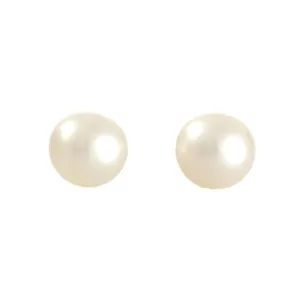 5 - 5.5mm White Freshwater Studs