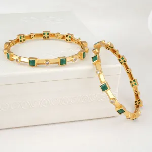 Aadrika Stone Pair Bangles