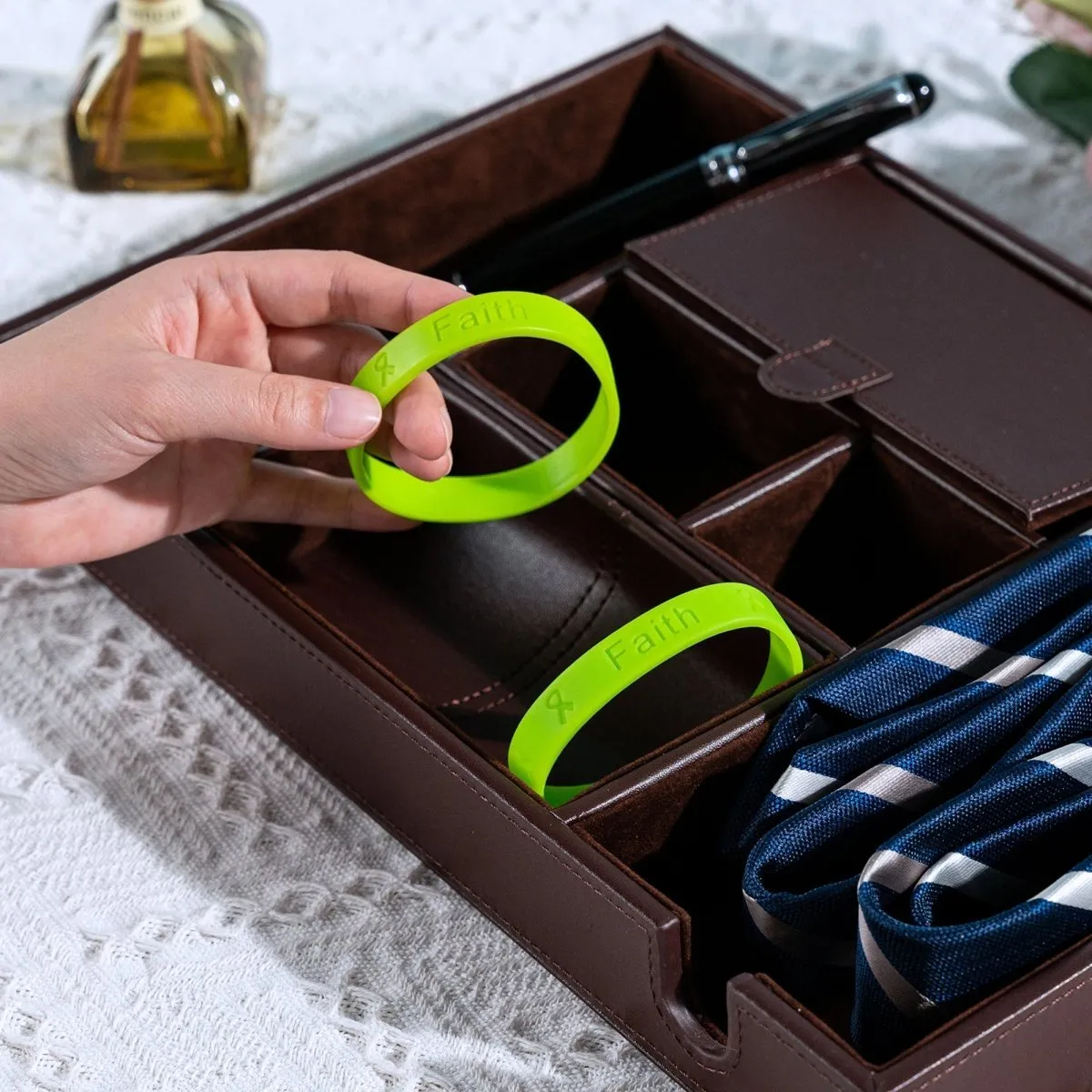 Adult Lyme Disease Awareness Silicone Bracelet Wristbands