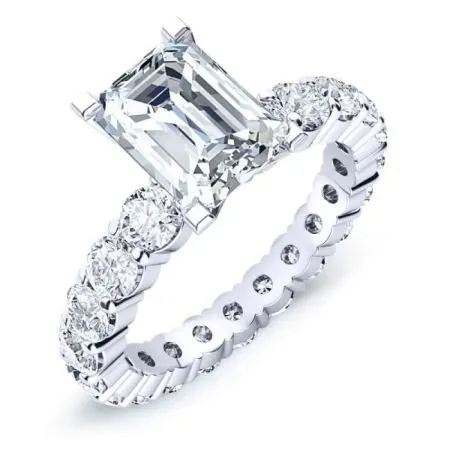 Angela - GIA Natural Emerald Diamond Engagement Ring