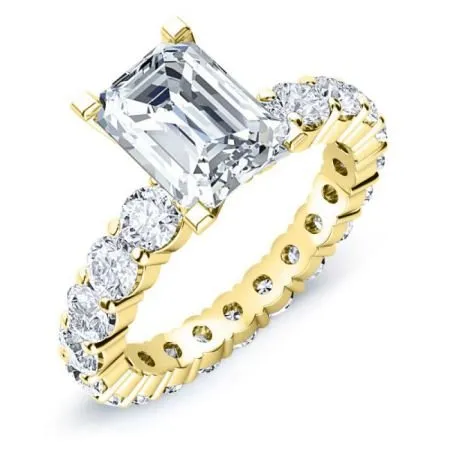 Angela - GIA Natural Emerald Diamond Engagement Ring