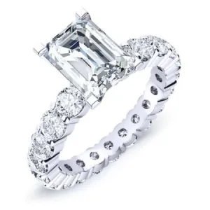 Angela - GIA Natural Emerald Diamond Engagement Ring