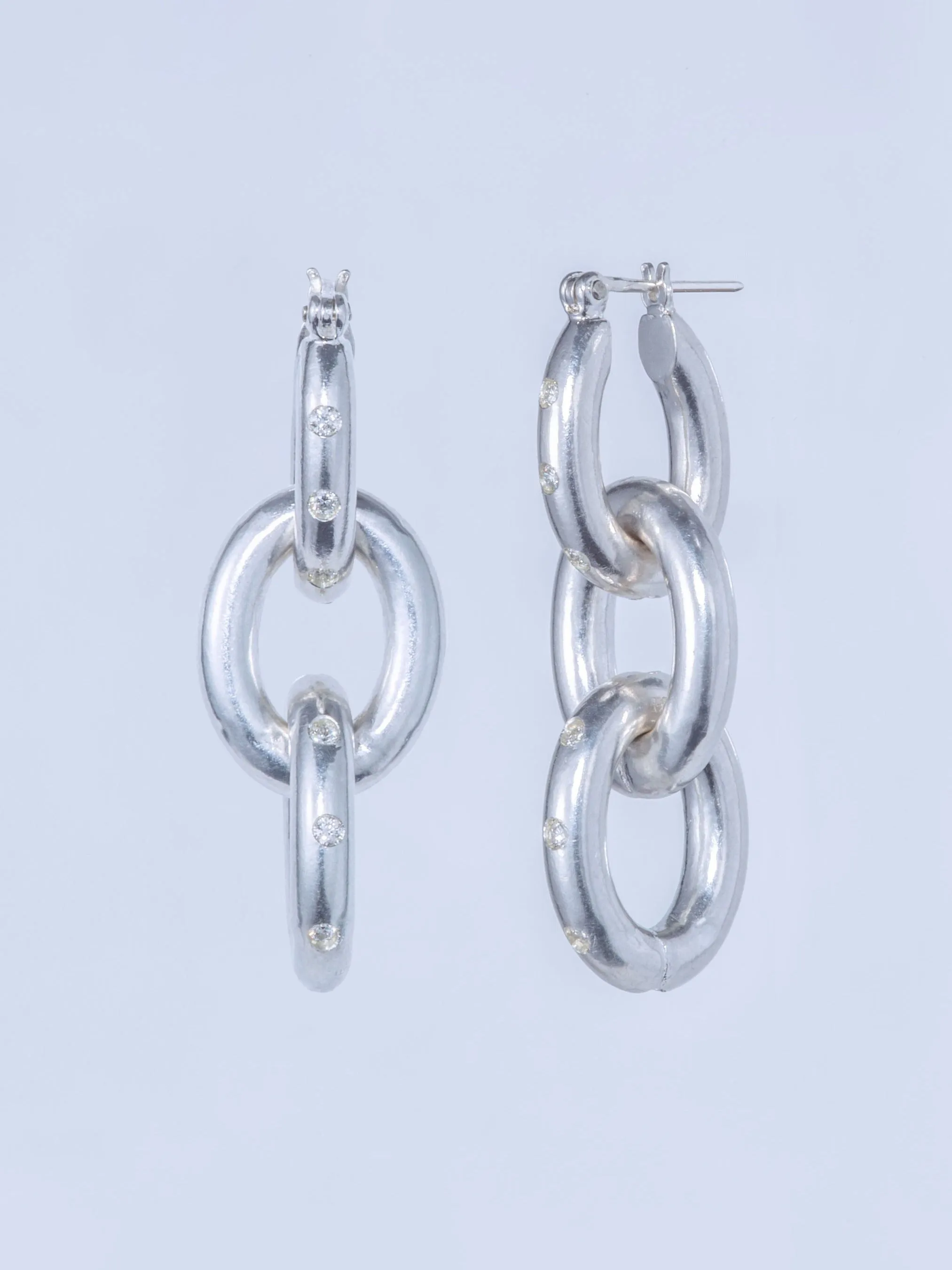 ANTWERP DIAMOND TRIPLE PIERCED EARRINGS