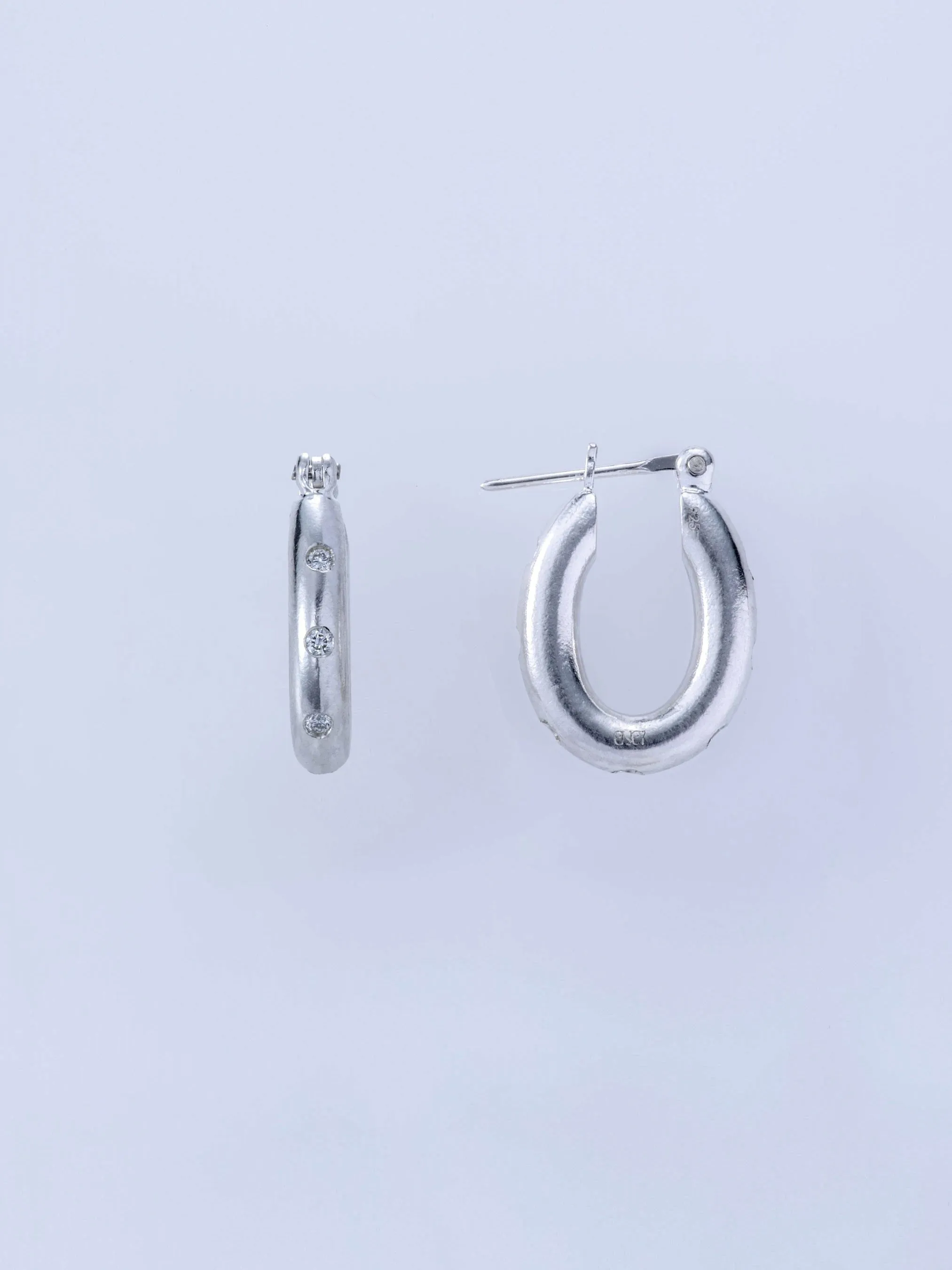 ANTWERP DIAMOND TRIPLE PIERCED EARRINGS