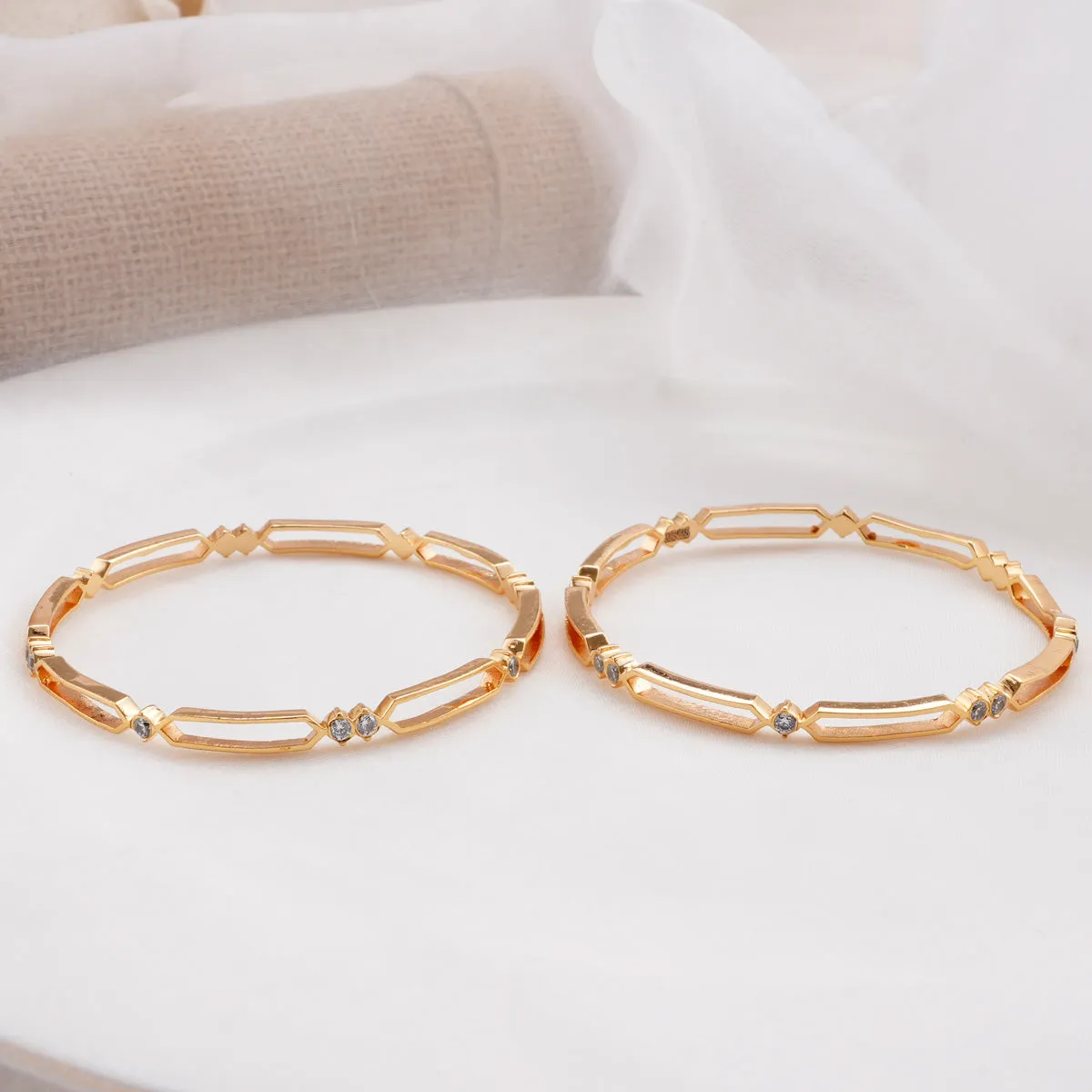 Anushika Stone Pair Bangle
