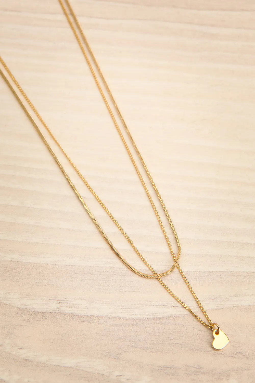 Aroha Gold | Heart Pendant Necklace