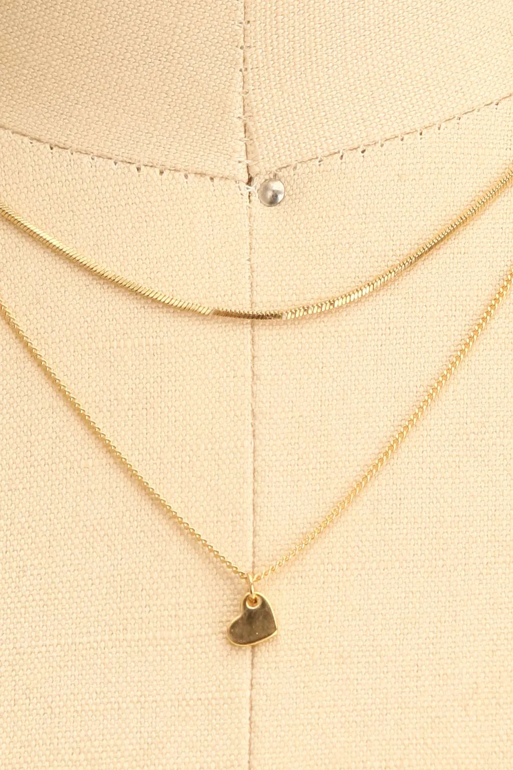 Aroha Gold | Heart Pendant Necklace