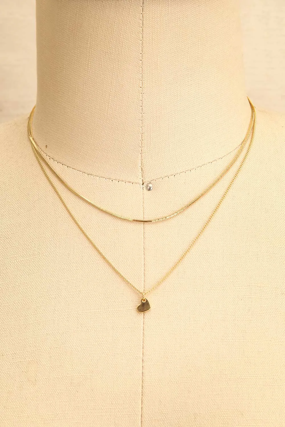 Aroha Gold | Heart Pendant Necklace