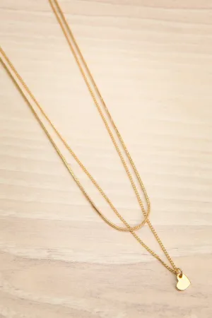 Aroha Gold | Heart Pendant Necklace
