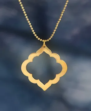 Ashram Window Pendant Necklace, Fair Trade