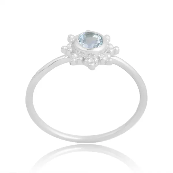Asteria Ring in Topaz - Sterling Silver