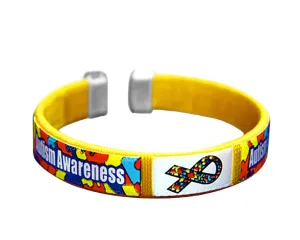 Autism Awareness Adult Bangle Bracelets by The Awareness Company
