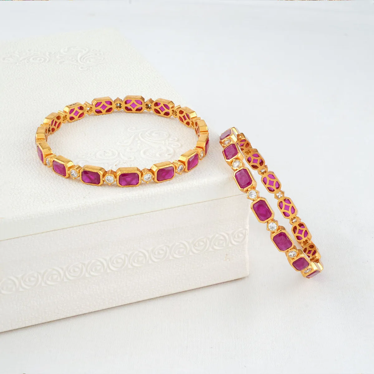 Baiza Stone Pair Bangles