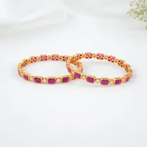 Baiza Stone Pair Bangles