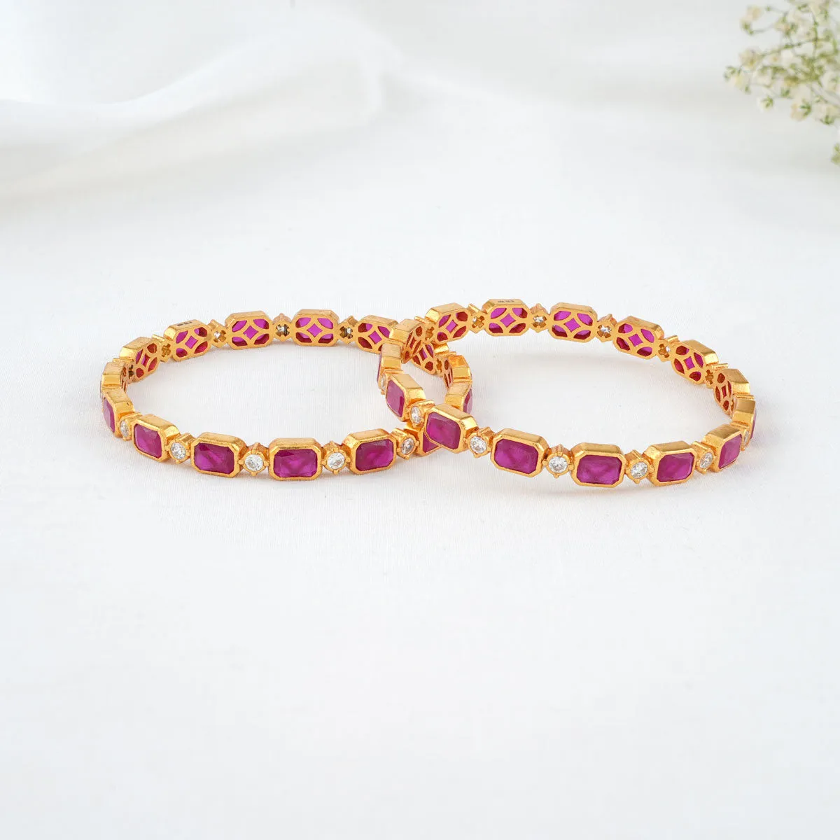 Baiza Stone Pair Bangles
