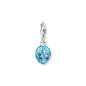 Blue Alien Charm Pendant