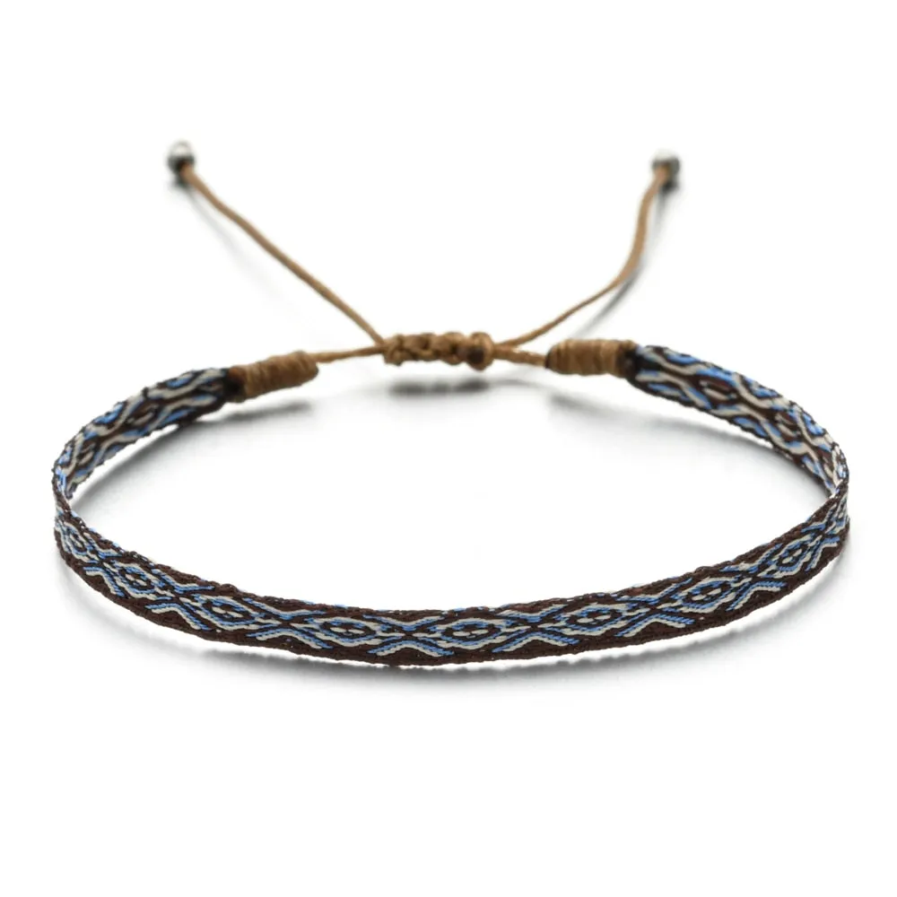 Boho Colorful Woven Rope String Bracelet Yoga Handmade Chic Webbing Friendship Bracelets for Men Women Child Lucky Jewelry