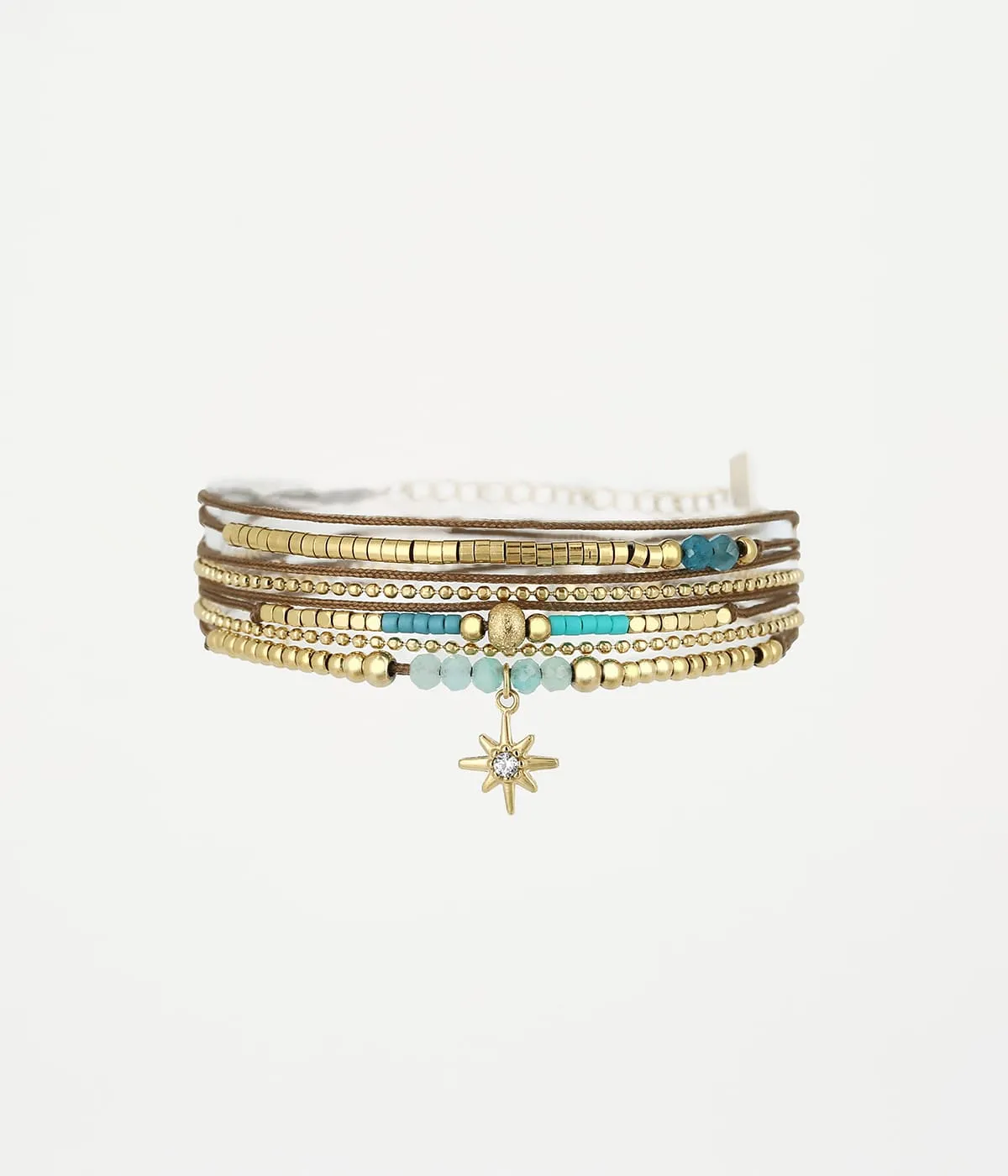 Bracelet Aster (Acier doré)