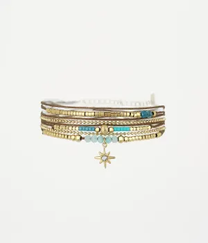 Bracelet Aster (Acier doré)