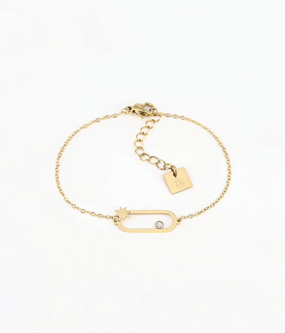 Bracelet Atoll (Acier doré)