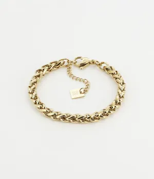 Bracelet Minerve (Acier doré)