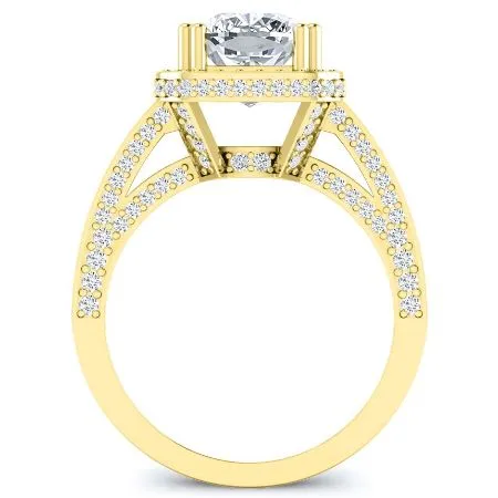 Buttercup - Cushion Moissanite Engagement Ring