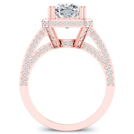 Buttercup - Cushion Moissanite Engagement Ring