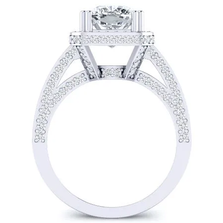 Buttercup - Cushion Moissanite Engagement Ring