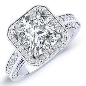 Buttercup - Cushion Moissanite Engagement Ring
