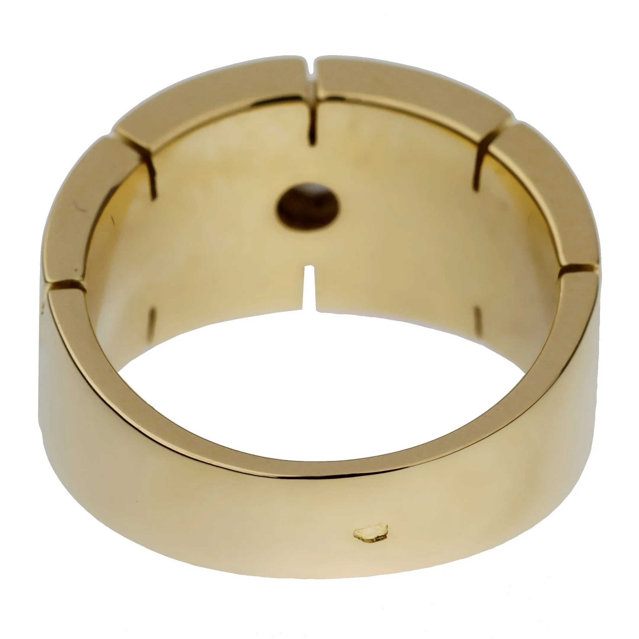 Cartier Panthere Solitaire Yellow Gold Band Ring Sz 5