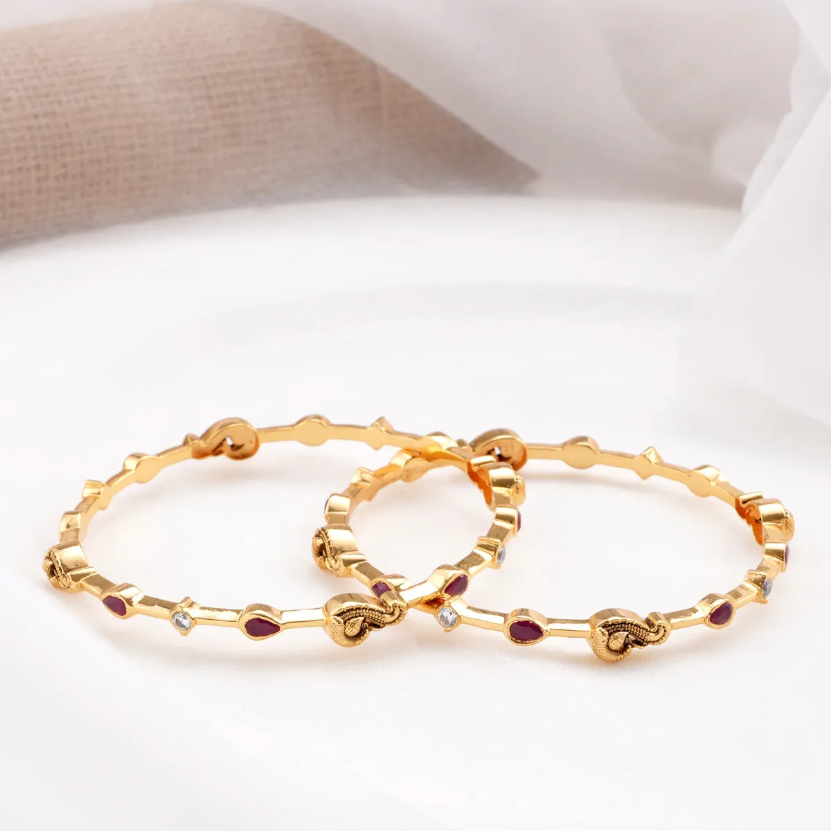 Chandrika Stone Pair Bangle
