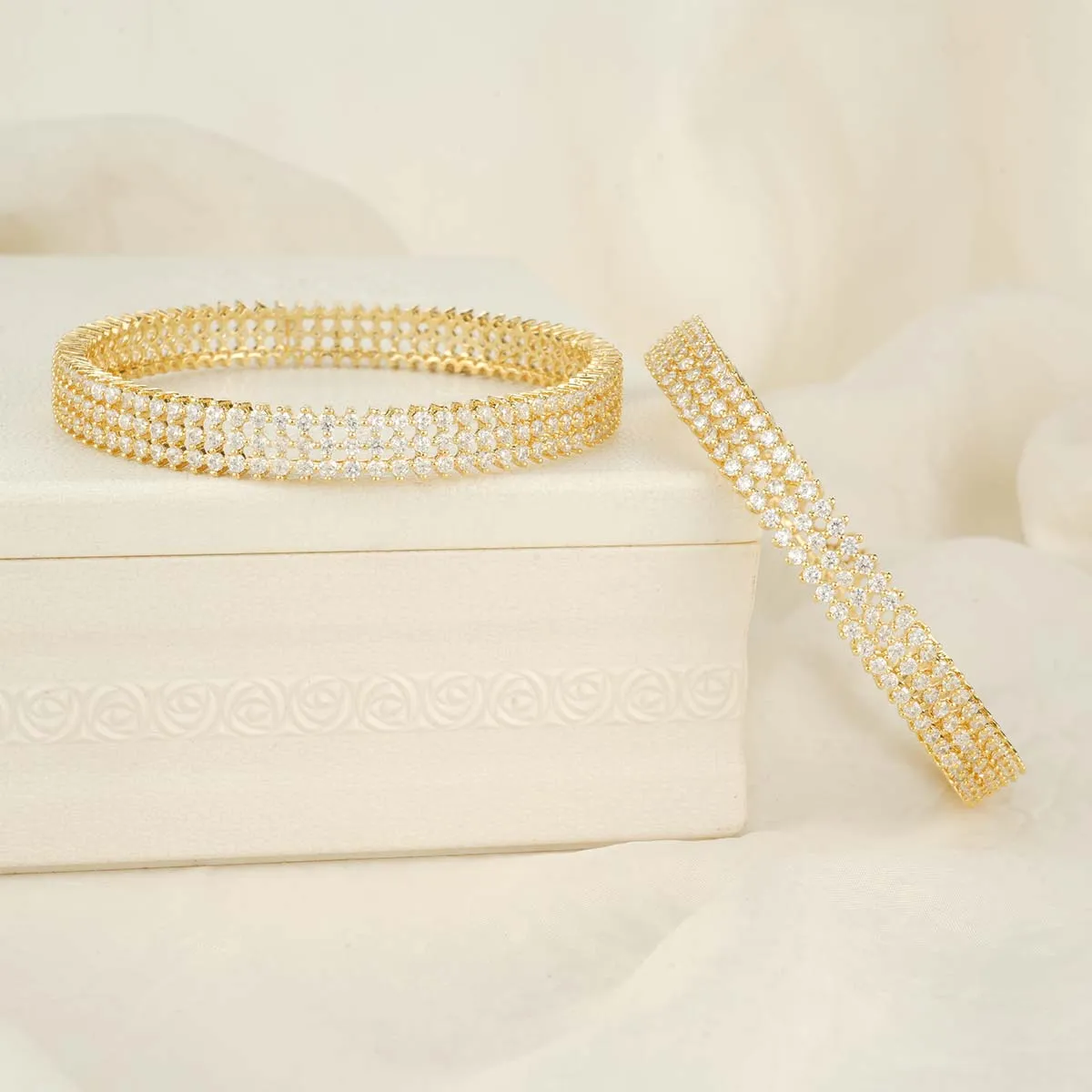 Chanyaa Stone Pair Bangles