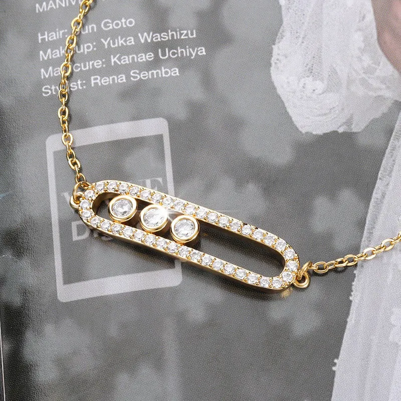 Chic and Minimal Style Rhinestone Bracelet