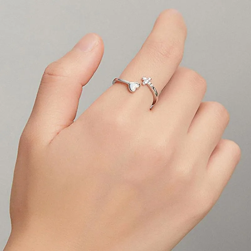 Christian Ring <br> Faith Hope Love (Silver)