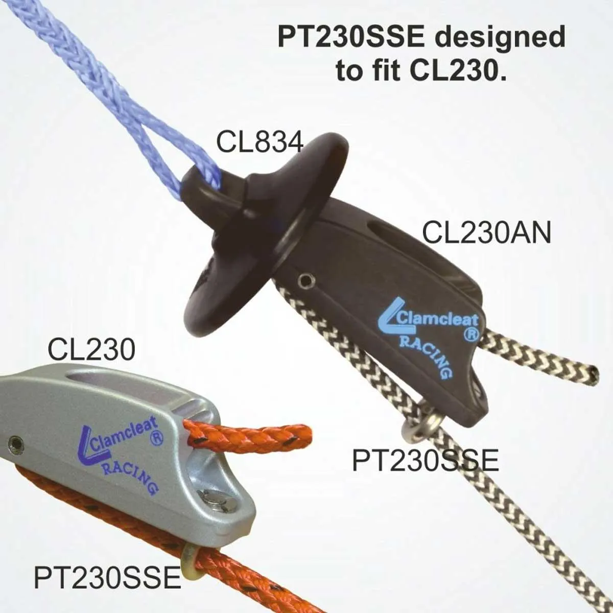 Clamcleat  Rope Guide for CL230 & CL253