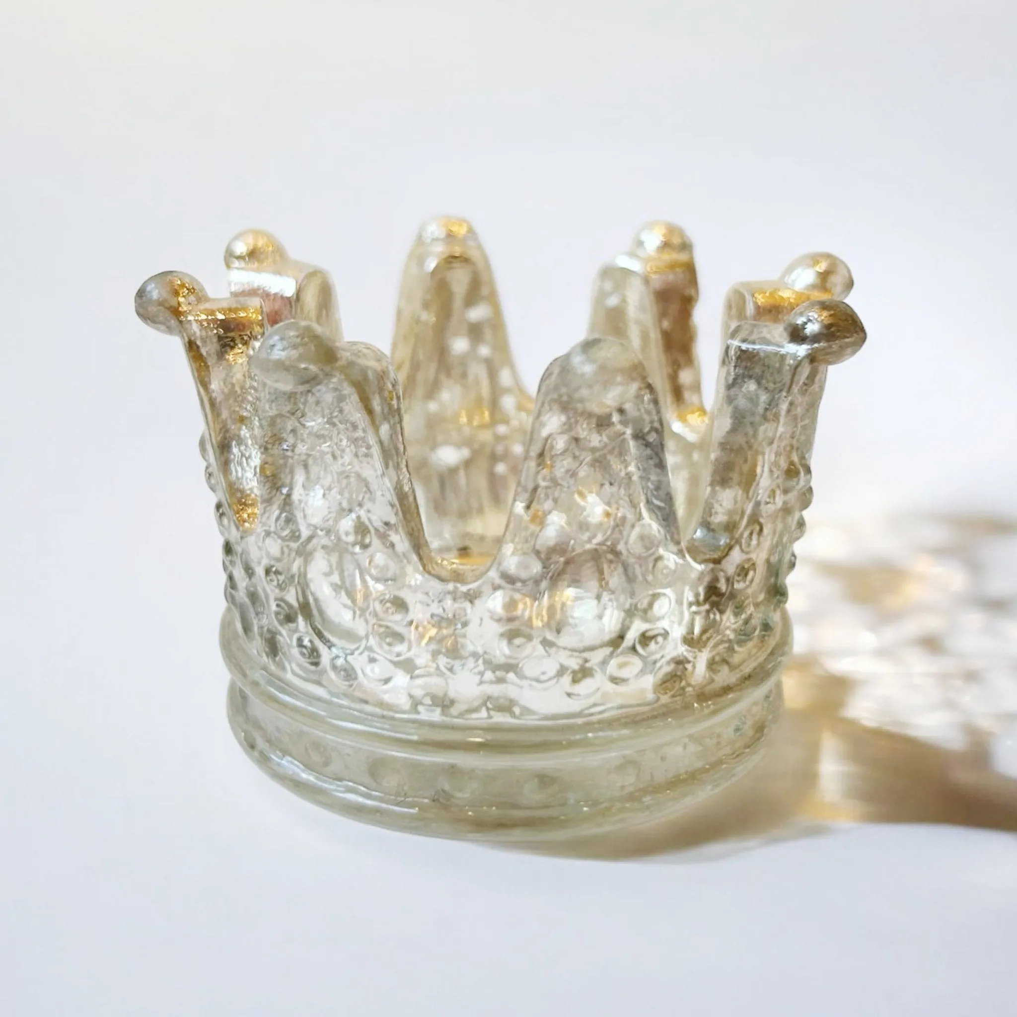 Crown Jewelry Tray Tea Candle Holder