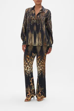 CURVED COLLAR BLOUSE JUNGLE DREAMING