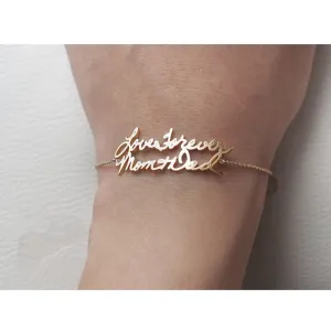 Custom Double Name Bracelet