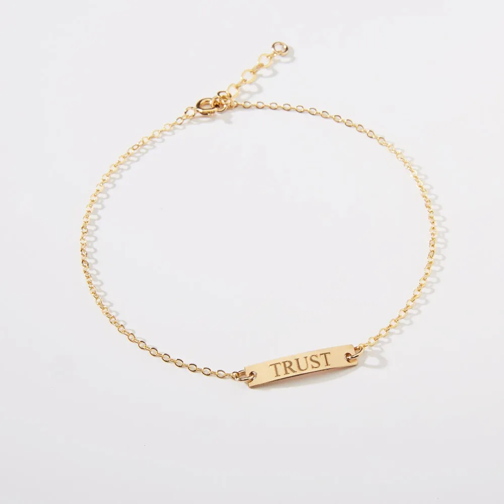 Customized Anklet - Ankle Bracelets - CG327A. Starts at