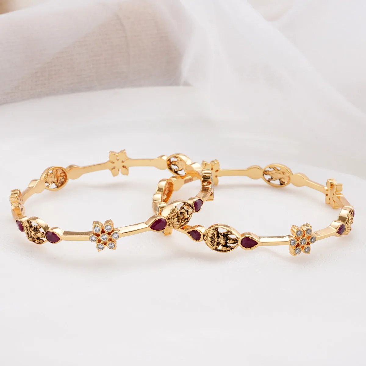 Delica Stone Pair Bangle